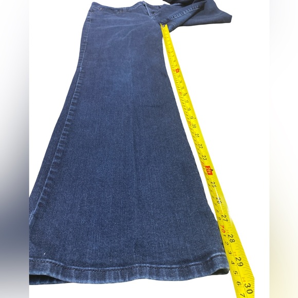 Talbots Dark Wash Curvy Fit Straight Leg Stretch Jeans | Women’s 10 - Picture 6 of 11